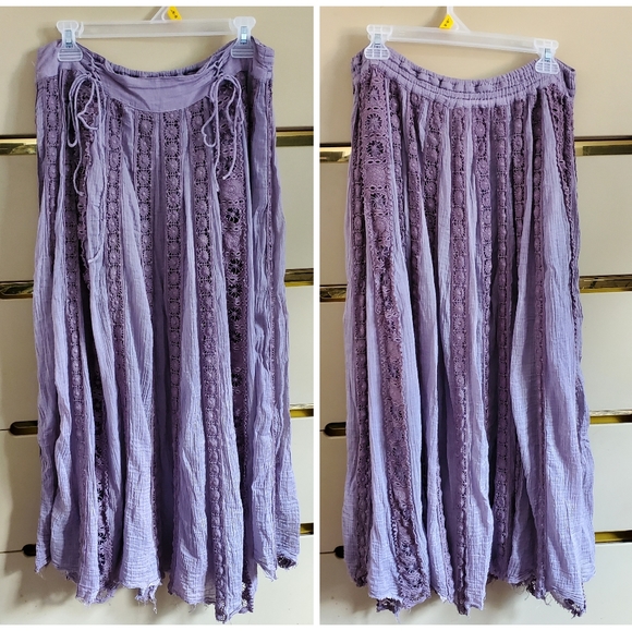 *SOLD* Free People Ribbon Corset Maxi Skirt - Picture 8 of 13